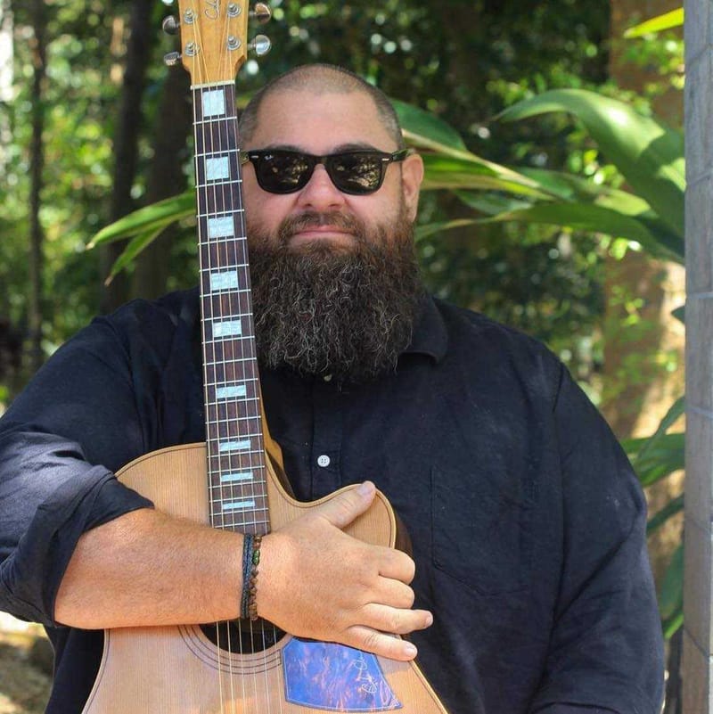 Catch musician Andrew Copland performing live at the March markets. Photo credit: Andrew Copland Music
