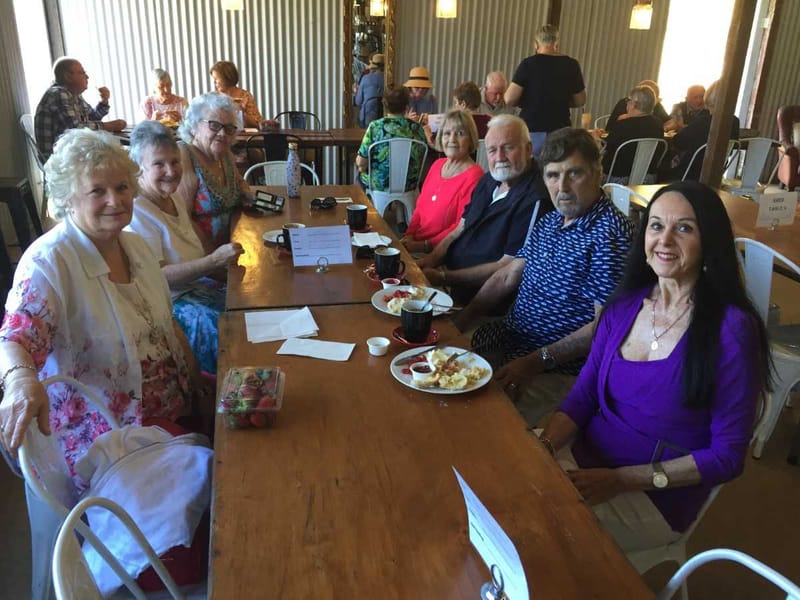The Over 60s group enjoyed delicious strawberries and wonderful company on their recent outing