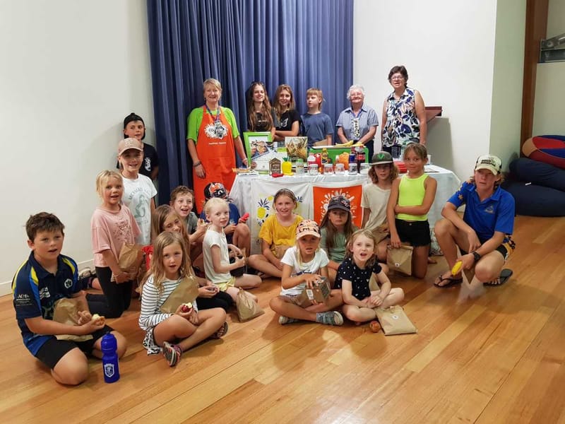The Rainbow Beach Learning Community enjoyed the recent ‘Grub and Grubs’ information session hosted by QCWA Country Kitchens