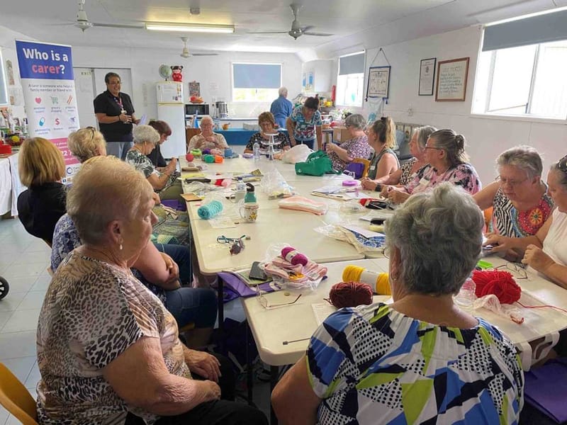 QCWA members enjoying our very informative February talk by Sue from Carer Gateway Services