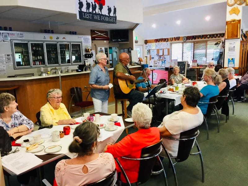 Entertainment, delicious treats and fun at the RSL morning teas