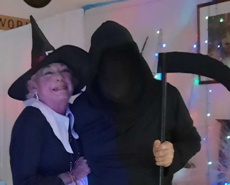 Witches and Grim Reapers – arrgghhhh! AKA Penny and Paul