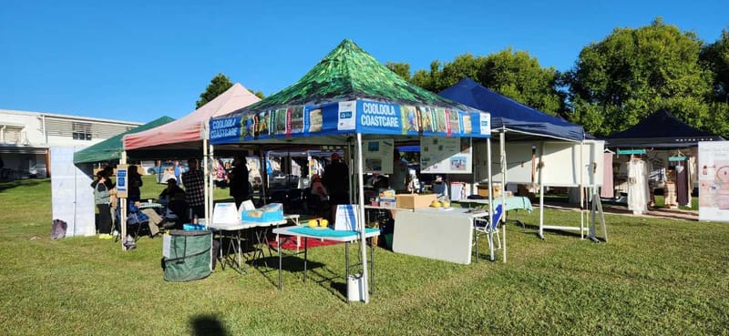 Check out the Eco Lounge marquee at the next Rainbow Beach markets on 8 July.