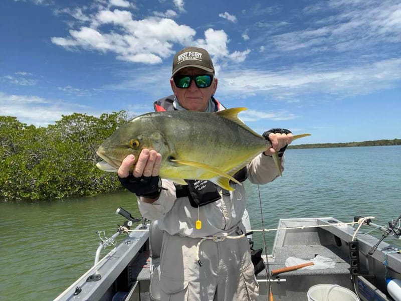 TCBFC Barry Nalder with a nice golden trevally