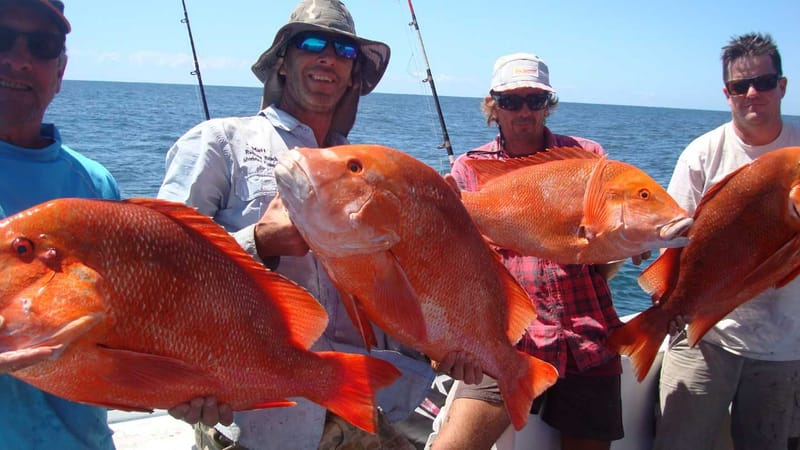 All smiles for the guys on Baitrunner with another great day