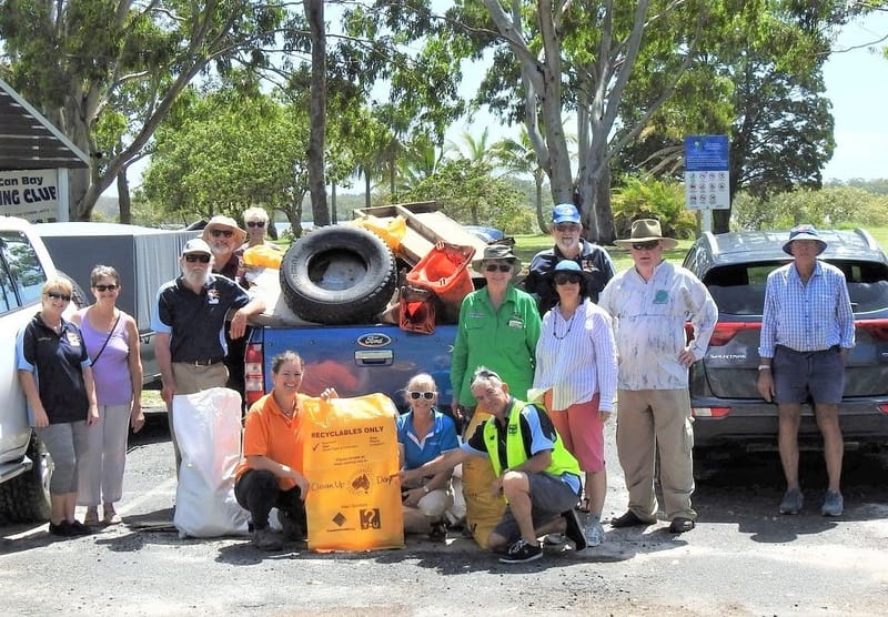 Clean Up Australia Day was a big success thanks to the TCB Fishing Club and the community who volunteered to help out