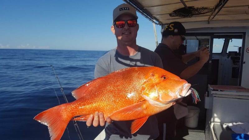 Jeremy with one of three Reds for the day
