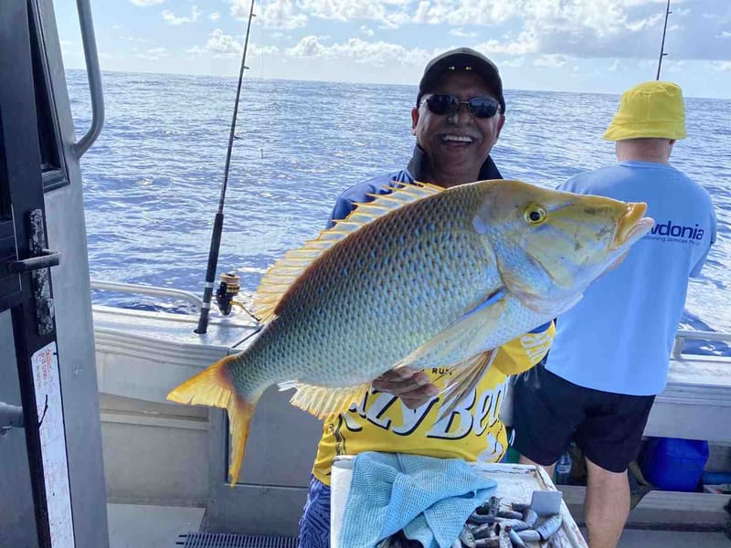 Another happy Keely Rose fisho with a big Spangled Emperor