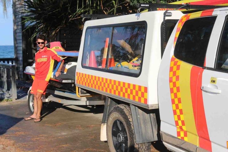 New Rainbow Beach Lifeguard Jake