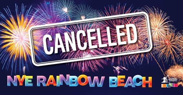 Rainbow Beach NYE Fireworks cancelled