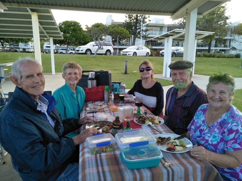 John Missed, Annette Collins, Sabine Deimel, Don Pascoe and Dorothy Pascoe