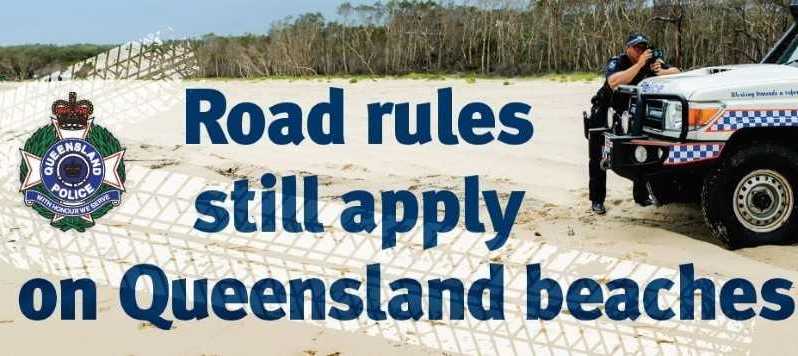 Police Beat - Road rules still apply on qld beaches