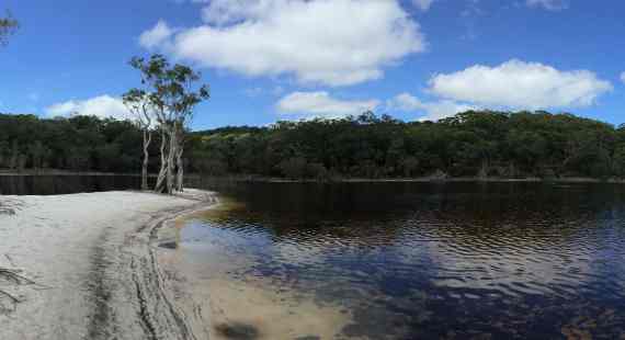 Pristine Poona Lake is the site of a proposed luxury development