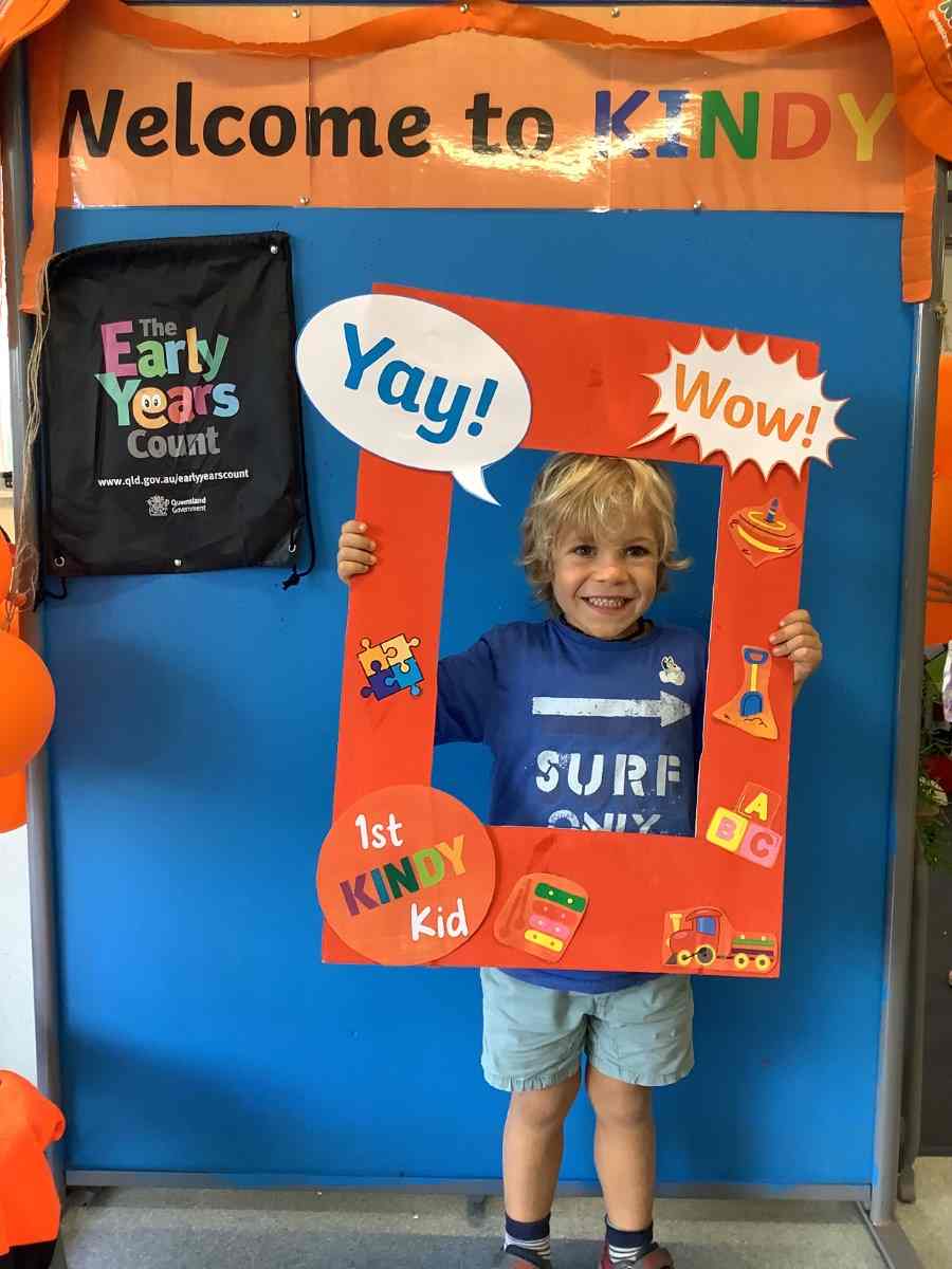 Rainbow Beach’s inaugural Kindy class!