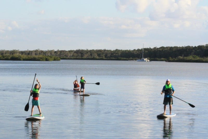 The kids will love to learn SUP’ing over the school holidays at Carlo Point.