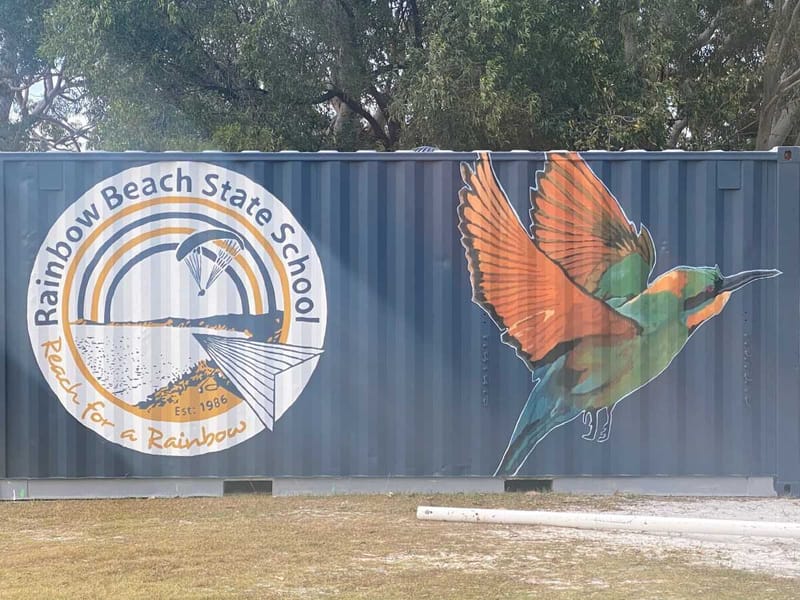 Our remarkable new mural painted by the very talented James Ellis