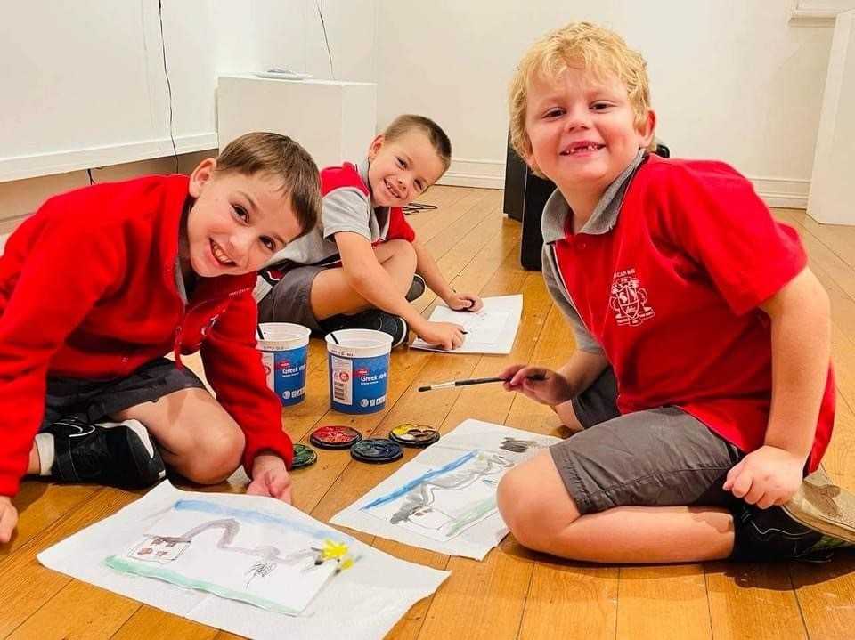 Byron, Tilba, and Quinn create their own landscapes