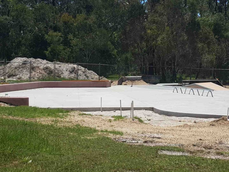 Progress will continue after new year on the skate park upgrade in Cooloola Cove to include a multi-use basketball half court