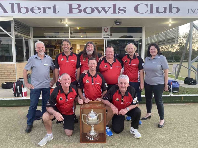 Congratulations to the Rainbow Beach Lawn Bowls team who won the Dodt Cup at the Albert Bowls Club Gympie last month!