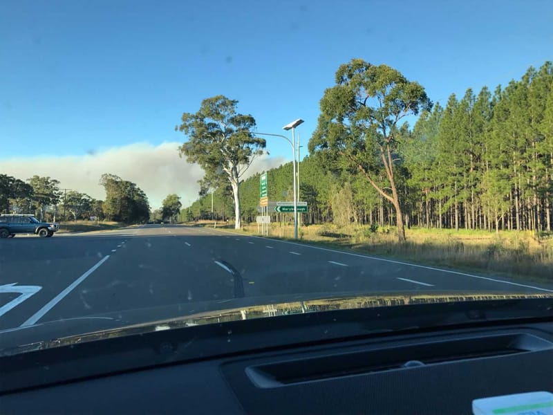 Tin Can Bay road Maryborough turn