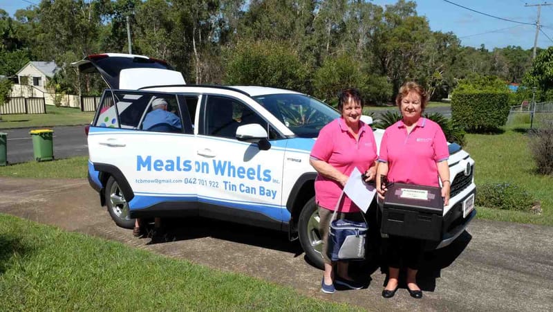 Tin Can Bay Meals on Wheels are one of the wonderful groups you can talk to about volunteering at the Expo on May 22 - Robyn