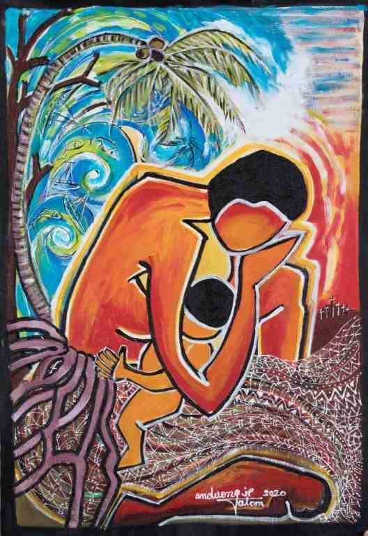 Cyclone Pam II: 13th of March, 2015 by Juliette Pita is the painting chosen to represent World Day of Prayer, 2021