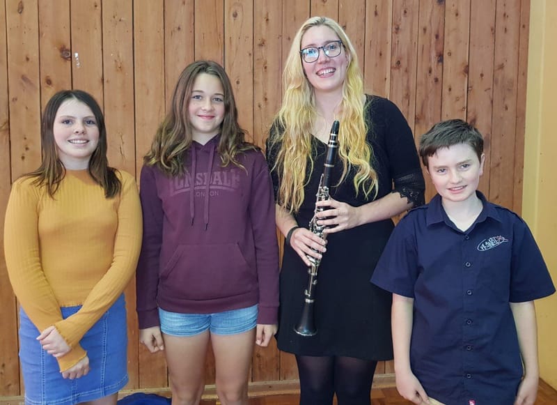 YAP sponsored three aspiring musicians, Lily Rose, Anjelica and Max to attend the Cooloola Community Orchestra
